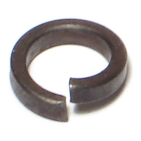 MIDWEST FASTENER Split Lock Washer, For Screw Size 5/16 in Steel, Plain Finish, 100 PK 71804